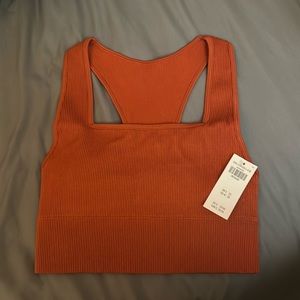 Gilly Hicks Burnt Sienna Racerback Sports Bra NWT